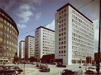 City Hochh�user, City-Hof-Passage 1959 Fotograf: Herbert Eisenhauer � Denkmalschutzamt Hamburg Bildarchiv
