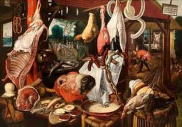 Pieter Aertsen, The Meatstall, 1551-1555 Bonnefantenmuseum Maastricht
