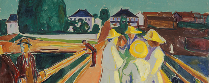 Edvard Munch, Frauen auf der Brücke, 1934–40, © Munch-museet / Munch-Ellingsen-Group / VG Bild-Kunst, Bonn 2011