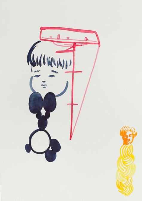 Takehito Koganezawa, Untitled, 2012, Aquarell auf Papier, 21 cm x 29,7 cm
