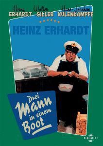 Drei Mann in einem Boot