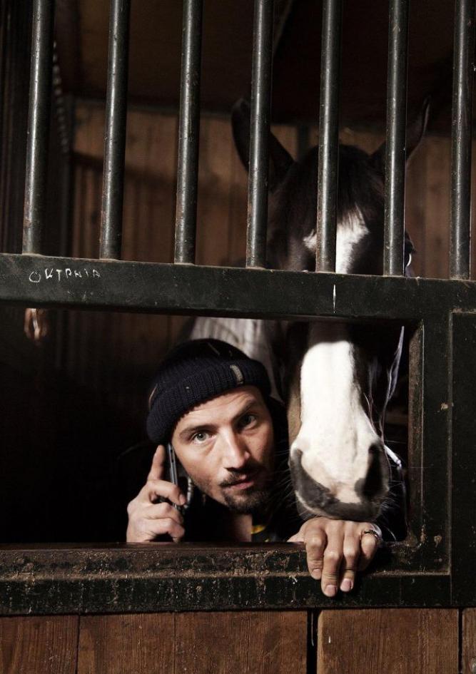 Das Pferd auf dem Balkon
