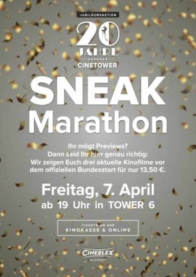 Sneak Marathon 20 Jahre Cinetower