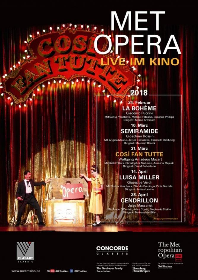 Met Opera 2017/18: Cosi Fan Tutte (Mozart)
