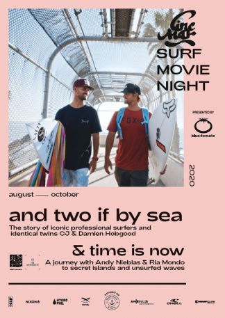 Cine Mar - Surf Movie Night: And two if by sea & Time is Now