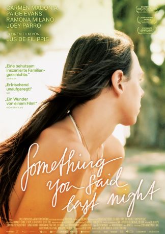 Something you said last Night